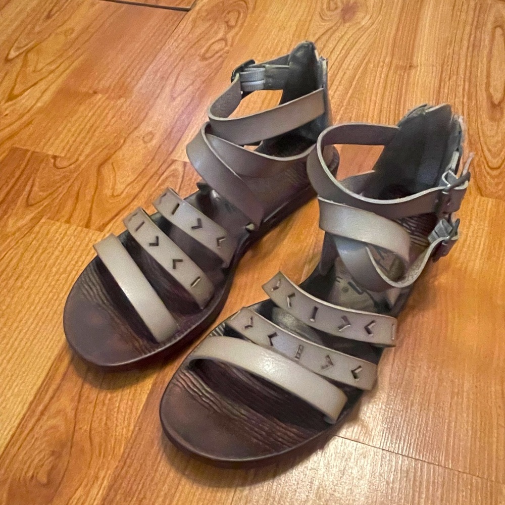 Aztec Blowfish Gladiator Sandals